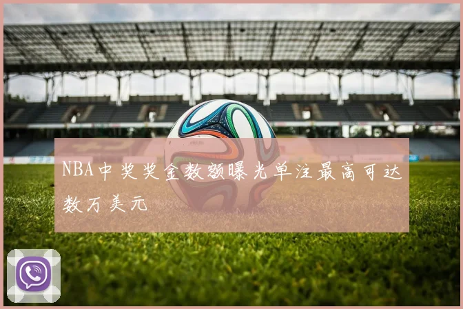 NBA中奖奖金数额曝光单注最高可达数万美元